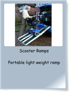 Scooter Ramps  Portable light weight ramp